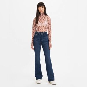 Levi’s Ribcage Boot Button Fly Jeans